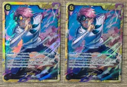 2x One Piece TCG Koby SEC English Card OP11-119 A Fist of Divine Speed - Image 2