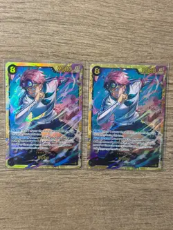2x One Piece TCG Koby SEC English Card OP11-119 A Fist of Divine Speed - Image 3