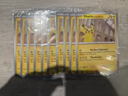 10 x Pikachu At The Museum Jumbo Promo Cards Pokemon Day 2026 TCG Bundle - Image 1