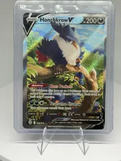 Honchkrow V 162/172 Alternate Full Art Brilliant Stars Pokemon Card TCG HOLO - Image 1