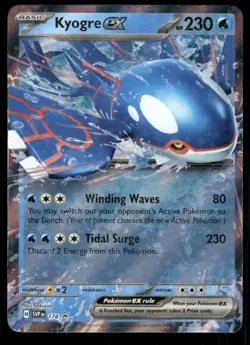 Kyogre EX 2025 Black Star Promo Double Rare Pokemon Card SVP178 (NM) - Image 1