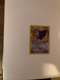 Pokemon Gengar TCG Fossil Holo Card 5/62 Rare, Ungraded - Image 2