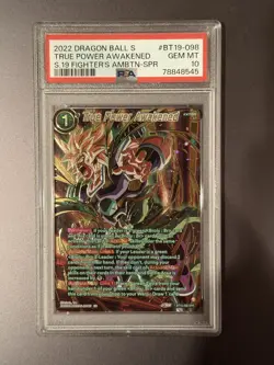 Dragon Ball Super Card Game - BT19-098 SPR - True Power Awakened PSA 10 - Image 1