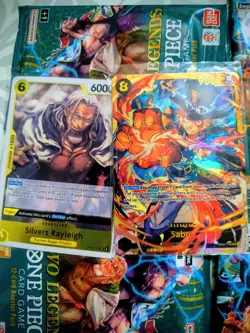 One Piece Card Game Op-08 Two Legends Booster LOT of 6 Packs - Image 3