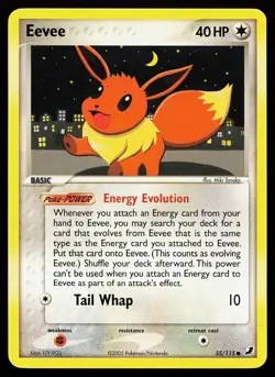 Eevee 55/115 Common Unseen Forces Pokemon Card - Image 1