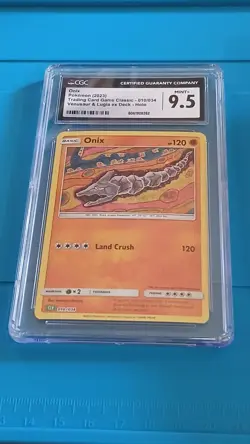 Pokemon TCG Onix 010/034 Trading Card Game Classic Holo CGC 9.5 2023 - Image 1