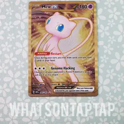 Pokemon Card Mew Ex 205/165 Secret Rare Scarlet Violet Pokemon 151 NM Metal - Image 1