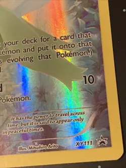 Pokemon TCG Mythical Celebi XY111 Full Art Black Star Promo Promo Card - Image 5