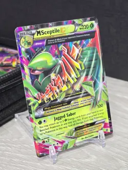 Pokemon Card M Sceptile EX 8/98 Ultra Rare Holo Rare XY Ancient Origins 2015 NM - Image 1