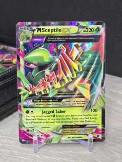 Pokemon Card M Sceptile EX 8/98 Ultra Rare Holo Rare XY Ancient Origins 2015 NM - Image 3