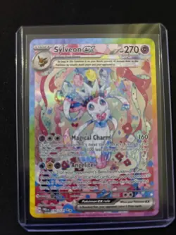 Pokemon Sylveon EX TCG Prismatic Evolutions Card 156/131 Sir NM Condition - Image 1