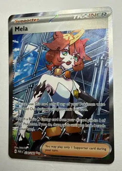 Mela 236/182 - Pokemon TCG Paradox Rift Full Art Ultra Rare Card - Near Mint - Image 3