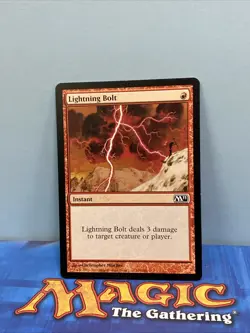 Lightning Bolt Core Set 2011 (M11) Regular MTG TCG CARD - Image 1