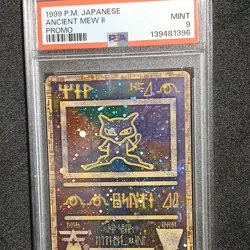Pokemon Ancient Mew II 1999 Japanese Promo Holo PSA 9 Psychic Vintage Card - Image 1