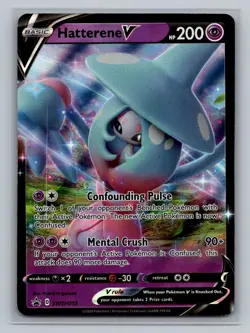 Pokemon SWSH: Sword & Shield Promo Cards #SWSH055 Hatterene V Promo - Image 1