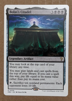 Bolas's Citadel (0039) White Border, Mystery Booster 2 MB2, Magic MtG, Reg - NM! - Image 1
