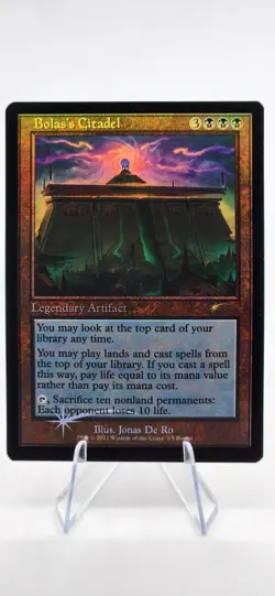 Magic the Gathering Bolas's Citadel Retro Frame, WPN & Gateway Promos, Foil - Image 1