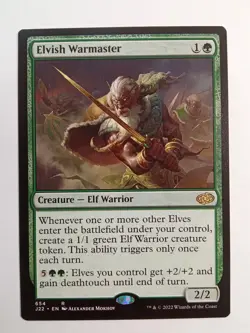 Elvish Warmaster 654 Jumpstart 2022 MTG - Image 1