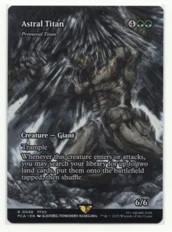 Astral Titan - Primeval Titan (Showcase) R FINAL FANTASY: Through the Ages 48 NM - Image 1