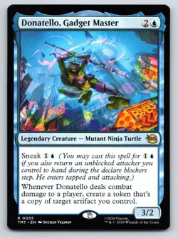 MTG Donatello Gadget Master Normal R Teenage Mutant Ninja Turtles TMT 35 NM Magi - Image 1