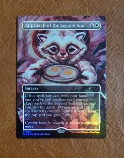 NM FOIL Borderless Approach of the Second Sun SLD #1826 20 Ways to Win - Image 1