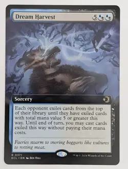 (Normal) Dream Harvest (Extended Art) (371) Lorwyn Eclipsed Mtg NM - Image 1