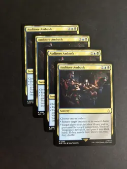 X4 Mint/Near-Mint, English - MTG Auditore Ambush Universes Beyond: Assassin's C - Image 1