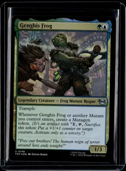 Genghis Frog - 148 - Foil - TMT - NM - MTG Magic the Gathering - Image 1