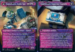 [1x] Soundwave, Sonic Spy // Soundwave, Superior Captain - Shattered Glass Near - Image 1