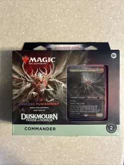 MTG Duskmourn: House of Horror Commander Deck - Endless Punishment New Sealed - Image 1