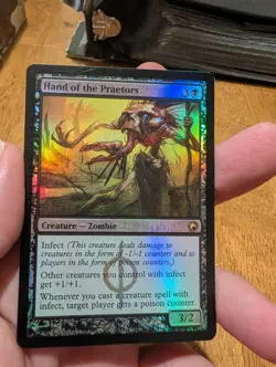 Magic: The Gathering Hand of the Praetors Foil Scars of Mirrodin Creature Black… - Image 1