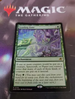 Mtg. Loading Zone. Foil. Edge of Eternities. Pack Fresh - Image 1