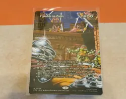 Trouble in Pairs Borderless Teenage Mutant Ninja Turtles MTG MINT 🔥 - Image 1