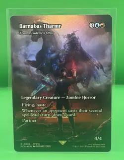 MTG Through the Ages Barnabas Tharmr - Kraum, Ludevic's Opus (Showcase) #0056 NM - Image 1