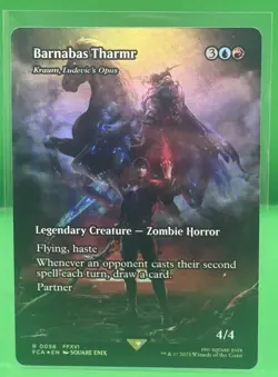MTG Through the Ages Barnabas Tharmr - Kraum, Ludevic's Opus (Showcase) #0056 NM - Image 2