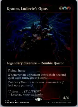 Kraum, Ludevic's Opus (Foil Etched) M Commander Legends 523 NM Foil - Image 1