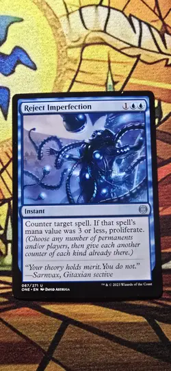 Reject Imperfection Phyrexia: All Will Be One Regular Instant Uncommon MTG NM - Image 1