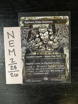 Teenage Mutant Ninja Turtles Raphael, Ninja Destroyer Legendary Creature Red 4/4 - Image 1