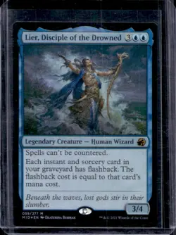 2021 Magic MTG Innistrad: Midnight Hunt Lier, Disciple of Drowned #59 - Image 1