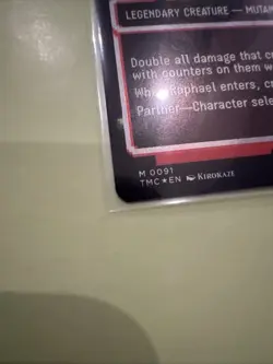 Raphael, the Muscle (0091) (Borderless Surge Foil) TMNT Ninja Turtles Pixel Foil - Image 2