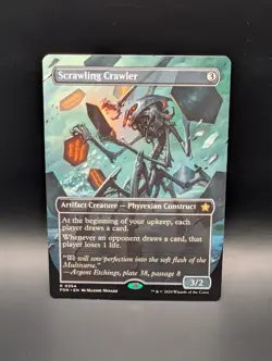 MTG - Scrawling Crawler - BORDERLESS - Artifact Creature - FDN #354 - Rare - Image 1