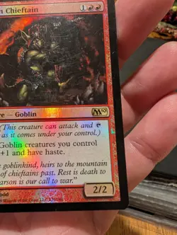 Magic: The Gathering Goblin Chieftain Rare Core Set 2010 Creature Red Foil 139 - Image 4