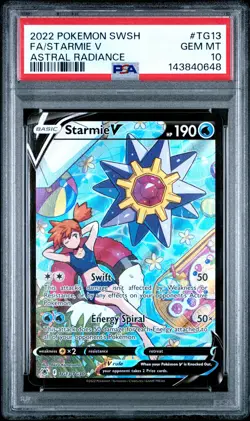 PSA 10 Starmie V TG13/TG30 Astral Radiance Pokemon - Image 1