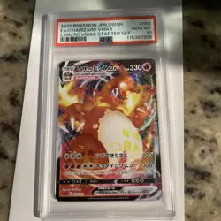 PSA 10 Charizard VMAX 002/021 VMAX Starter Set Promo Japanese Pokemon Card - Image 1