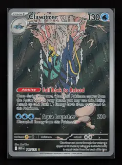 Clawitzer 141/132 Illustration Rare Mega Evolution Pokemon Near Mint - Image 1