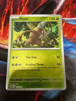 Pokemon TCG Scarlet & Violet 151 Pinsir 127/165 Reverse Holo Card NM Condition - Image 1