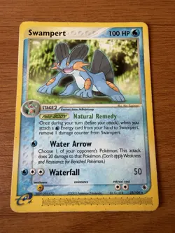 Pokemon TCG Swampert 23/109 Ruby And Sapphire Non-Holo Rare - Image 1
