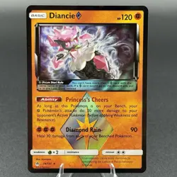 2018 Diancie 74/131 Prism Star Prism Holo Rare Forbidden Light Pokemon TCG NM - Image 1