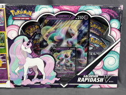 Pokemon TCG Galarian Rapidash V Box + 6 Promo Cards New Sealed - Image 3