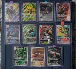 Pokemon Destined Rivals Illustration Rare IR / Ultra Rare Lot - 11 cards NM - Image 1